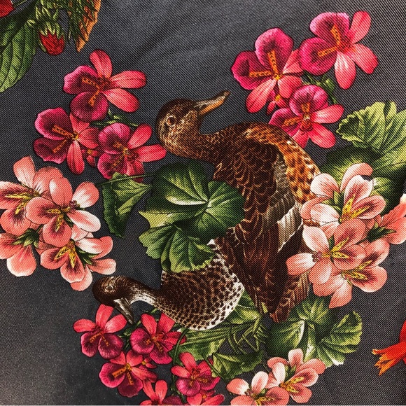 Mantero Collection Floral Large Silk Scarf - Picture 13 of 16